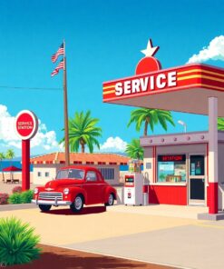 Service Station Paint Numbers