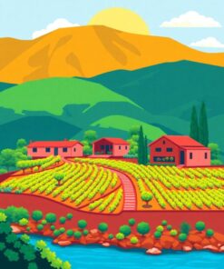 Vine Terraces Paint Numbers