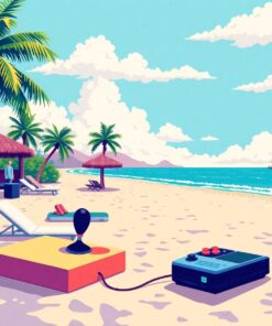 Joystick Beachside Paint Numbers