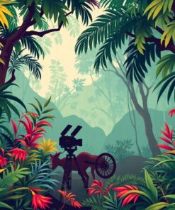 Retro Jungle Film Shoot Paint By Numbers