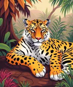 Predator Lounging Paint Numbers