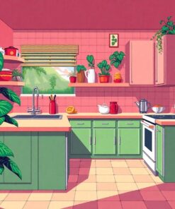 Monstera Shadows Paint Numbers