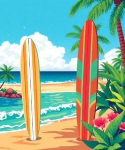 Tropical Shores Paint Numbers