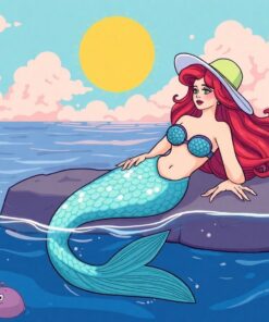 Sunbathing Scene Paint Numbers