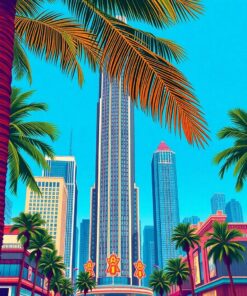 Under Palms Paint Numbers