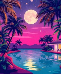 Palm Oasis Paint Numbers