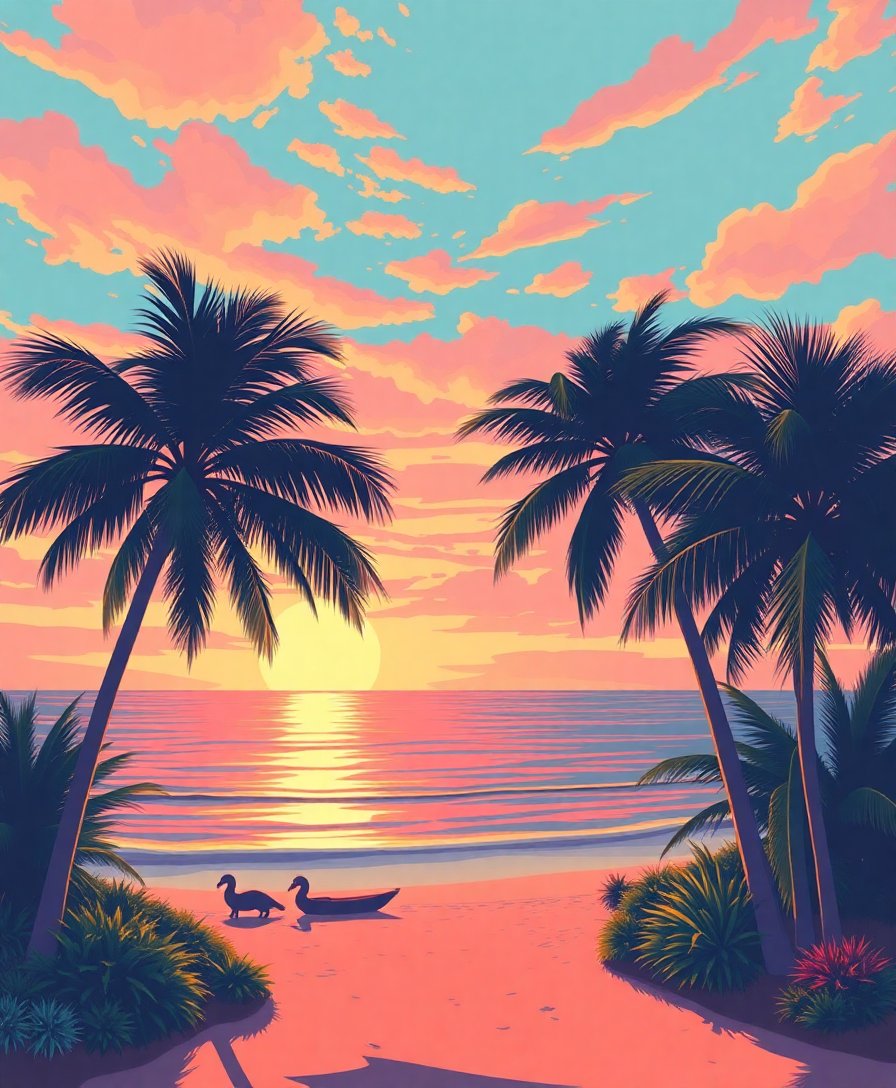 Coastal Sunrise Paint Numbers Coastal Sunrise Paint Numbers