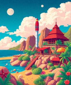 Rocket Base Paint Numbers