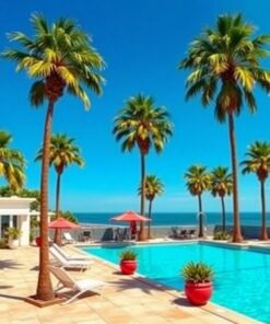 Palm Shadows Paint Numbers