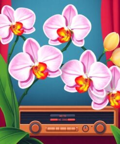Starlet Orchids Paint Numbers