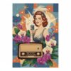 Retro Radio Starlet Orchids Paint By Numbers