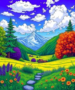 Ocean View Paint Numbers