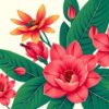 Exotic Bloom Paint Numbers