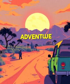 Adventure Poster Paint Numbers