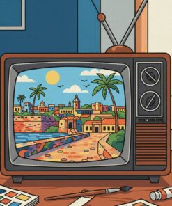 Retro San Juan Studio Paint By Numbers