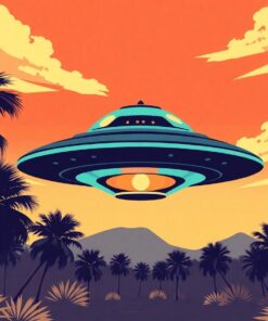 Among Palms Paint Numbers