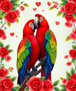 Macaw Lovers Paint Numbers