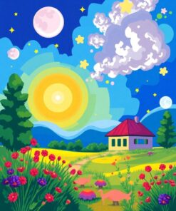 Island Getaway Paint Numbers