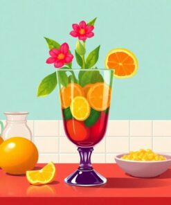 Tropical Glass Paint Numbers