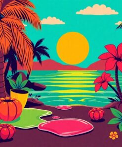 Vinyl Spill Paint Numbers