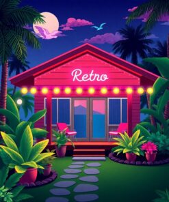 Cabin Glow Paint Numbers