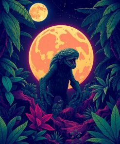 Cryptid Moon Paint Numbers