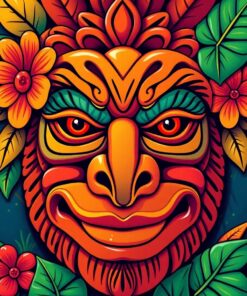 Face Carving Paint Numbers