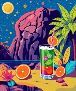 Meteorite Sip Paint Numbers