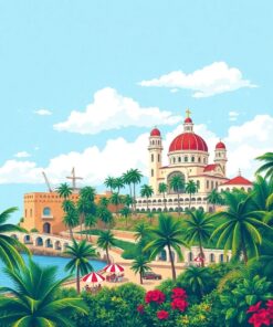 Seaside Landmark Paint Numbers