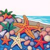 Starfish Shore Paint Numbers
