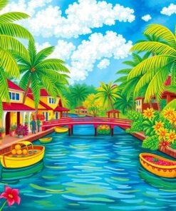 Rhythms Of Tropical Kingston Paint By Numbers