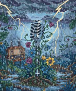 Ribbon Mic Jungle Storm Paint By Numbers