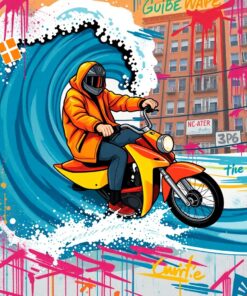 Urban Wave Paint Numbers