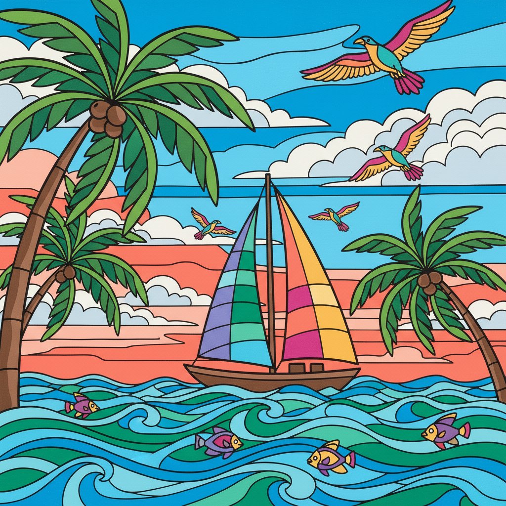 riding-tropical-trade-winds-paint-by-numbers-kit-ocean-art
