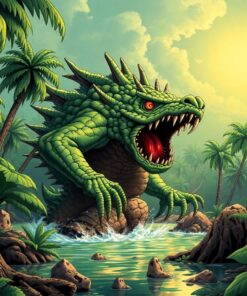 Swamp Beast Paint Numbers