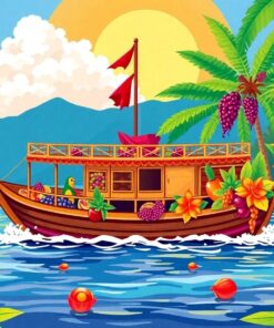 Riverboat Acai Bounty Paint By Numbers