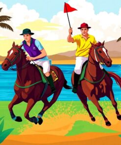 Roaring Twenties Tropical Polo Paint By Numbers