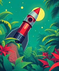 Tropical Ferns Paint Numbers