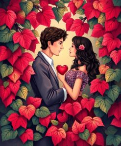 Realistic Leaves Paint Numbers