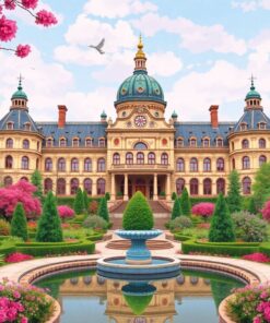 Botanical Palace Paint Numbers