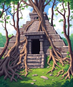 Ancient Shrine Paint Numbers