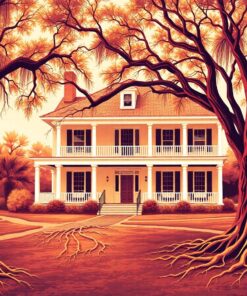 Roots Over Plantation House Paint By Numbers