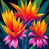 Strelitzia Blooms Paint Numbers
