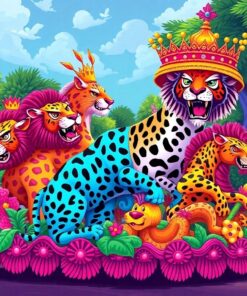 Royal Jungle Float Parade Paint By Numbers