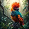 Rufous Tailed Jungle Hunter Paint By Numbers
