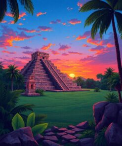 Tropical Dusk Paint Numbers