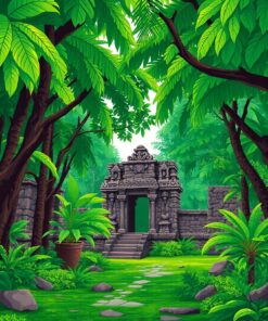 Tropical Canopy Paint Numbers