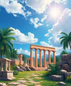 Tropical Skies Paint Numbers