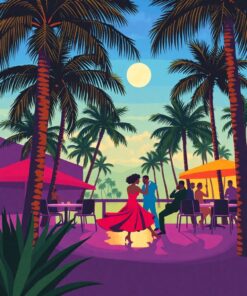 Beneath Palms Paint Numbers