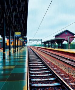 Rails Rain Paint Numbers